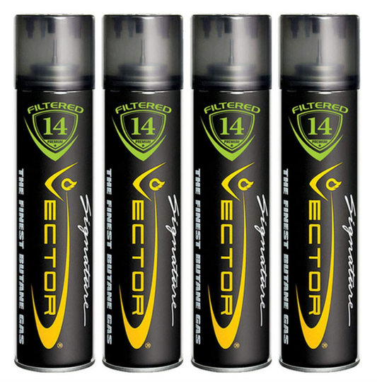 Vector Premium 320 Milliliter 14x Filtered Refined Butane Fuel